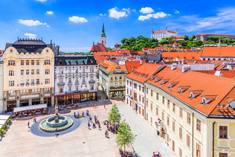 Innenstadt der slowakischen Stadt Presov